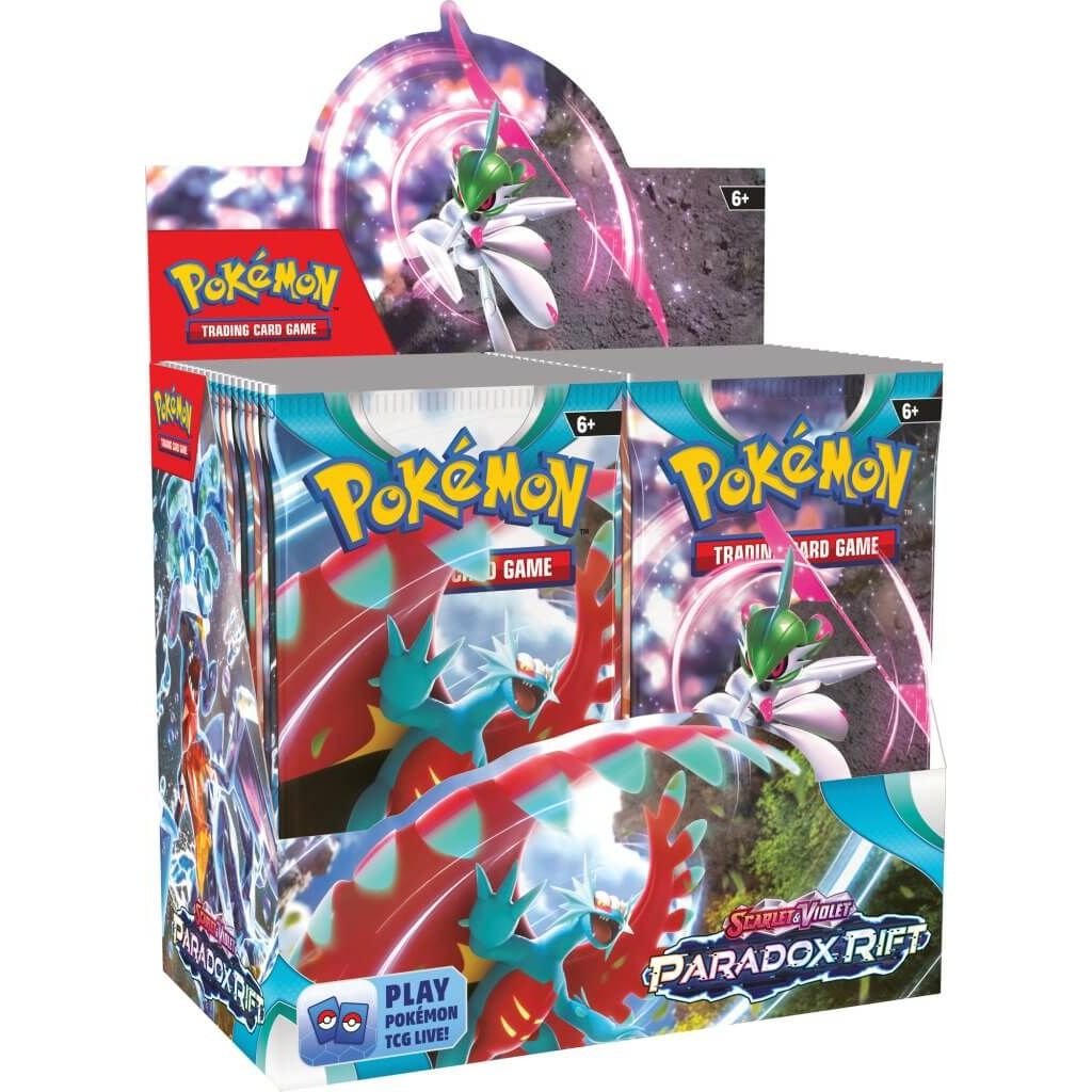 Pokémon TCG Scarlet & Violet—Paradox Rift Booster Box (36 Packs), sealed booster box, front of box