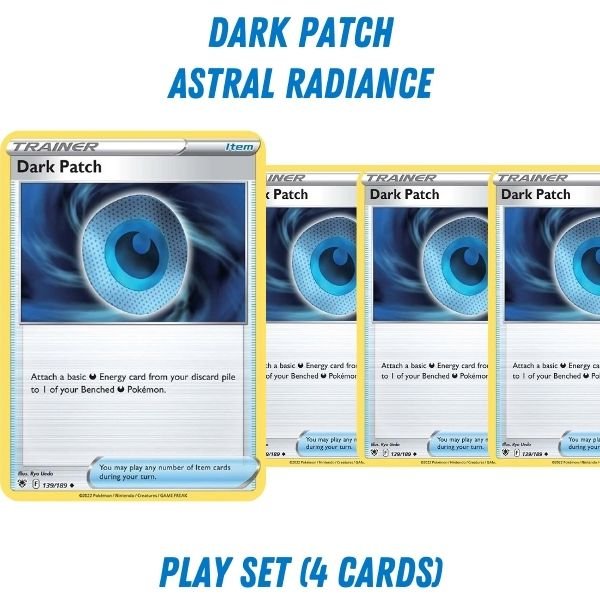 Pokémon card: Dark Patch (Astral Radiance) from Pokémon TCG Trainer Playset, front of card