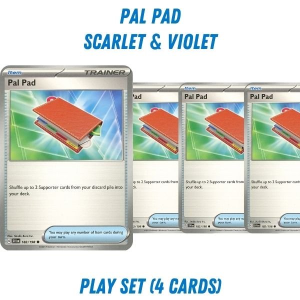 Pokémon card: Pal Pad (Scarlet & Violet) from Pokémon TCG Trainer Playset, front of card