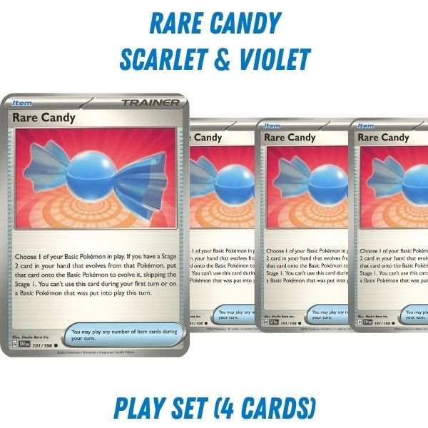 Pokémon card: Rare Candy (Scarlet & Violet) from Pokémon TCG Trainer Playset, front of card
