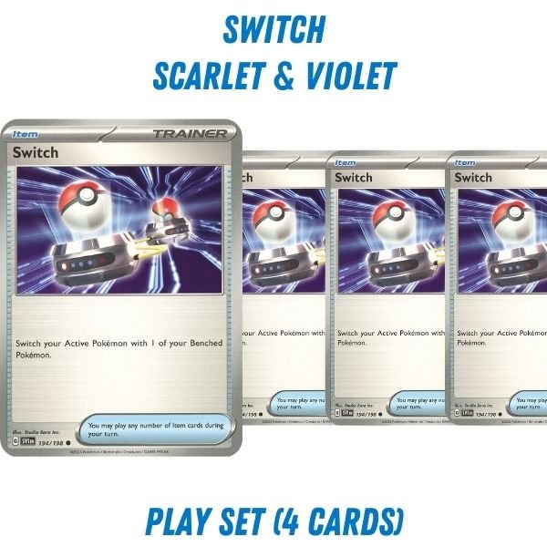 Pokémon card: Switch (Scarlet & Violet) from Pokémon TCG Trainer Playset, front of card