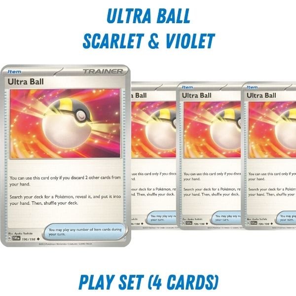 Pokémon card: Ultra Ball (Scarlet & Violet) from Pokémon TCG Trainer Playset, front of card