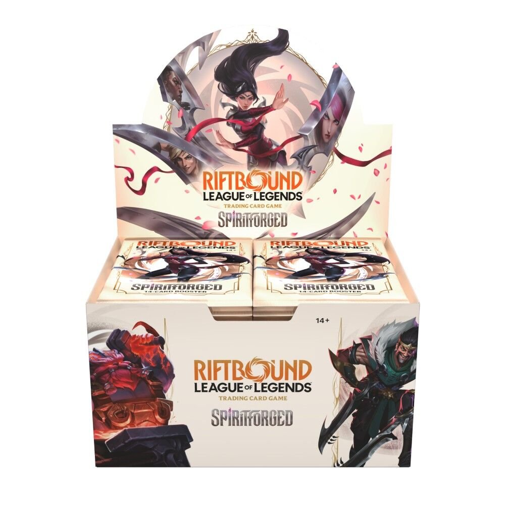 Riftbound: League of Legends TCG Spiritforged Booster Box, sealed box, product photo