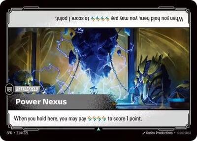 Riftbound card: Power Nexus 214/221 from Spiritforged (Uncommon), front of card