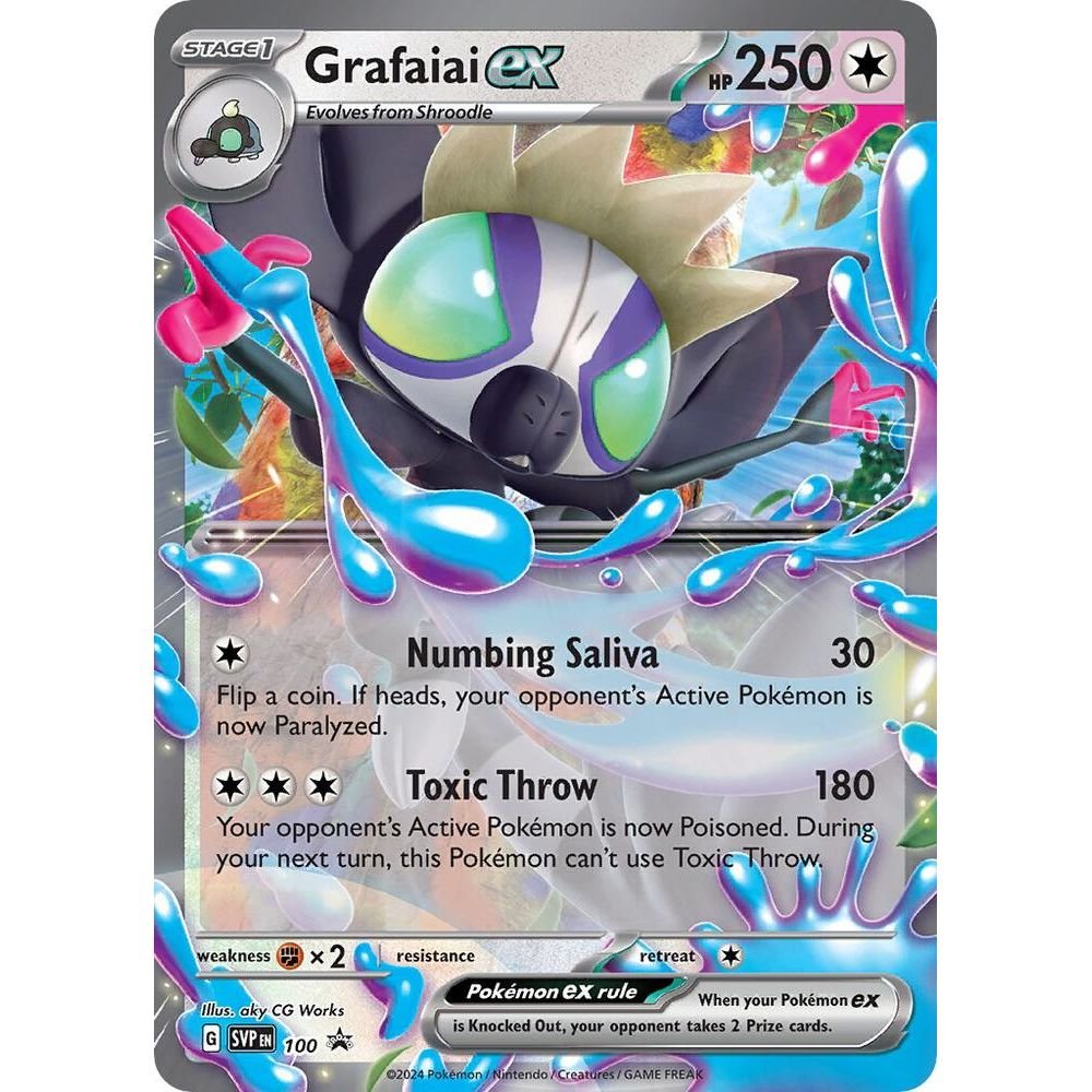 Pokémon card: Grafaiai ex SVP100 from Promo (Promo), front of card