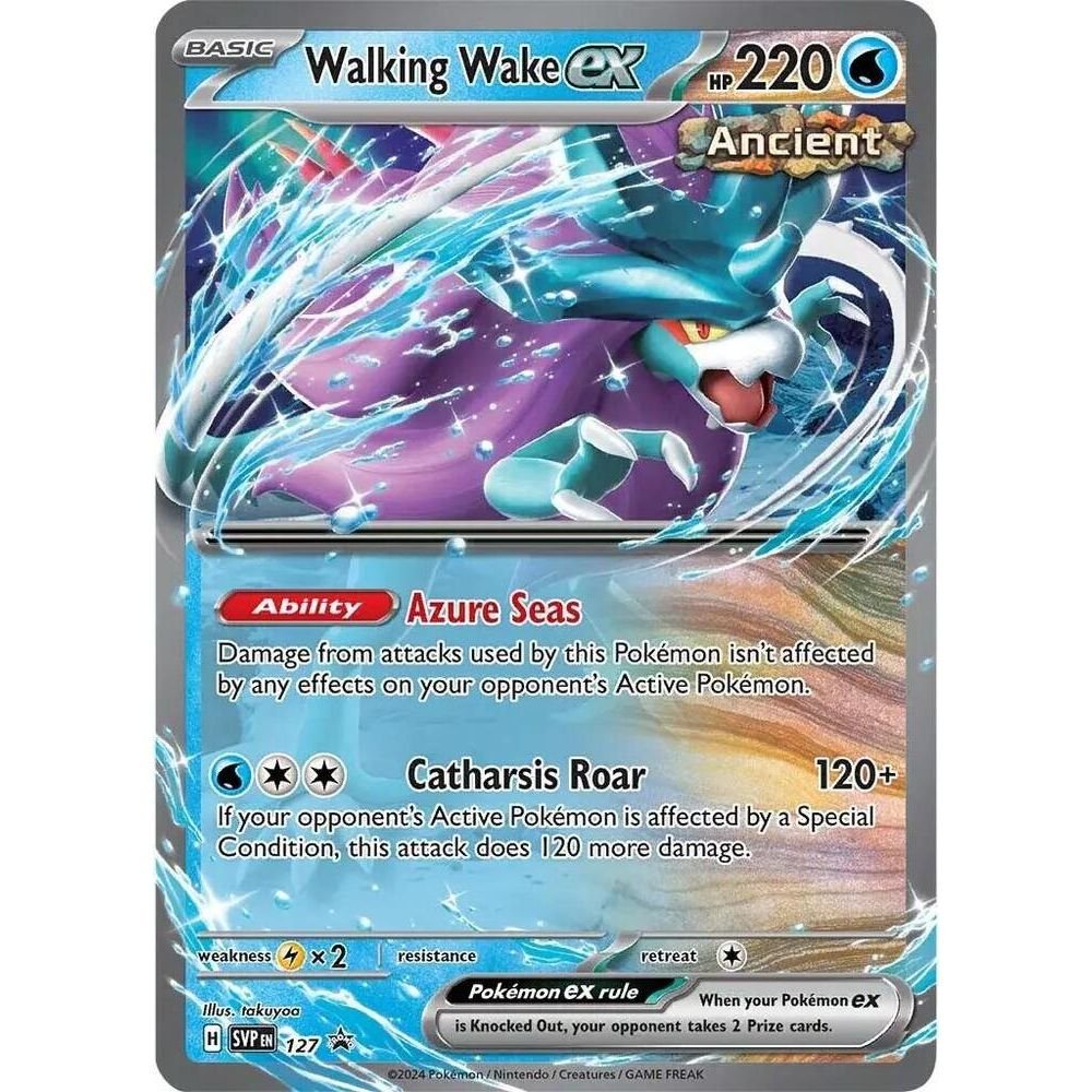 Pokémon card: Walking Wake ex SVP127 from Promo (Promo), front of card