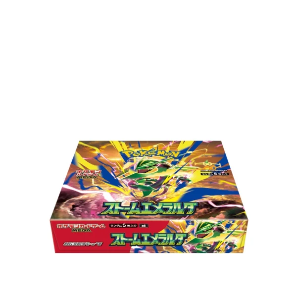 Japanese Pokémon TCG Storm Emeralda Booster Box Case (12 ct), sealed case, product photo