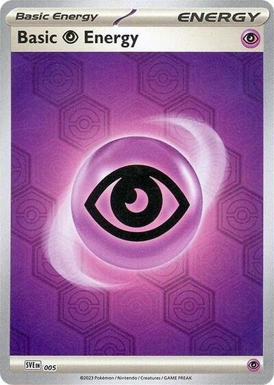 Pokémon card: Basic Psychic Energy 005 from Shrouded Fable (Common), front of card