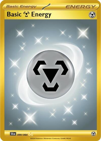 Pokémon card: Basic Metal Energy 099/064 from Shrouded Fable (Hyper Rare), front of card