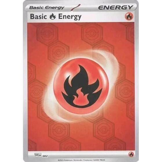 Pokémon card: Scarlet & Violet Shrouded Fable Reverse Holofoil Fire Energy from Shrouded Fable (Common), front of card