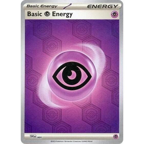 Pokémon card: Scarlet & Violet Shrouded Fable Reverse Holofoil Psychic Energy from Shrouded Fable (Common), front of card