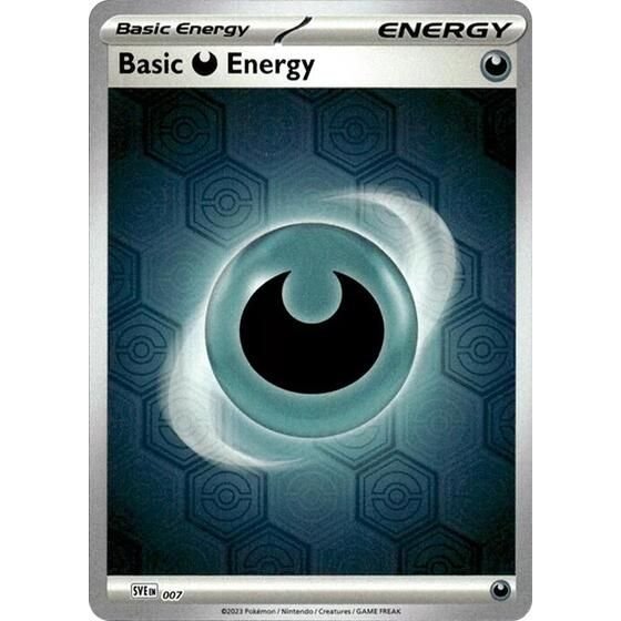 Pokémon card: Scarlet & Violet Shrouded Fable Reverse Holofoil Darkness Energy from Shrouded Fable (Common), front of card
