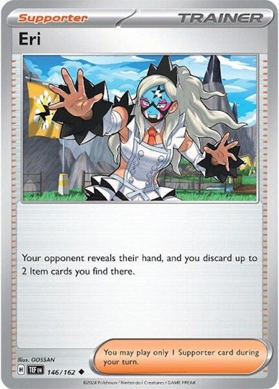 Pokémon card: Eri 146/162 from Temporal Forces (Uncommon), front of card