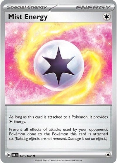 Pokémon card: Mist Energy 161/162 from Temporal Forces (Uncommon), front of card