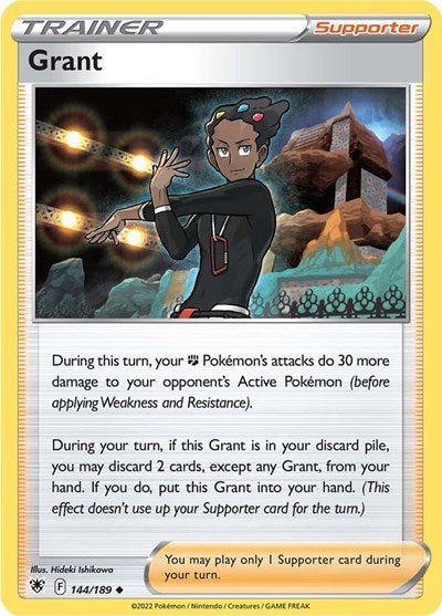 Pokémon card: Grant 144/189 from Astral Radiance (Uncommon), front of card