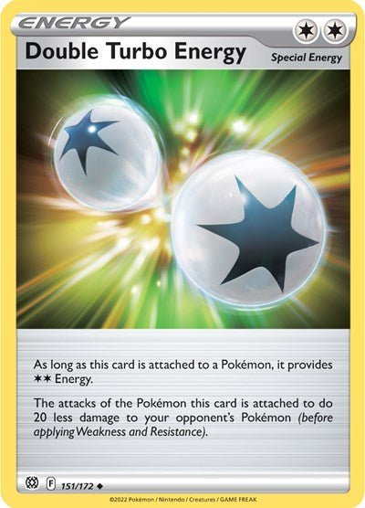 Pokémon card: Double Turbo Energy 151/172 from Brilliant Stars (Uncommon), front of card