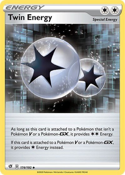 Pokémon card: Twin Energy 174/192 from Rebel Clash (Uncommon), front of card
